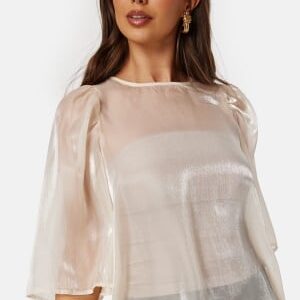 BUBBLEROOM Shimmer Blouse Champagne S