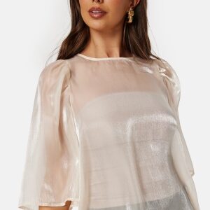 BUBBLEROOM Shimmer Blouse Champagne XS