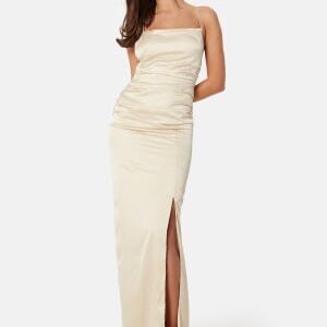 Bubbleroom Occasion Alda Strap Gown Cream 42