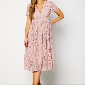 Bubbleroom Occasion Camala Midi Dress Dusty pink 34