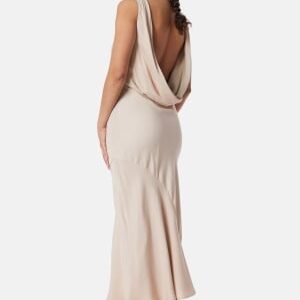 Bubbleroom Occasion CC Low back Dress Champagne XS