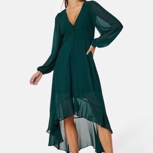 Bubbleroom Occasion Desiree High-Low Dress Dark green 36