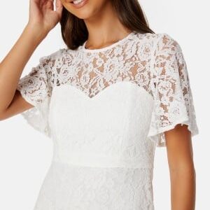 Bubbleroom Occasion Eliza Lace Wedding Gown White 48