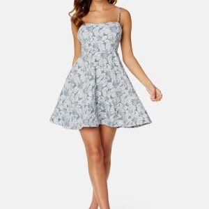 Bubbleroom Occasion Englia Mini Dress Dusty blue 2XL