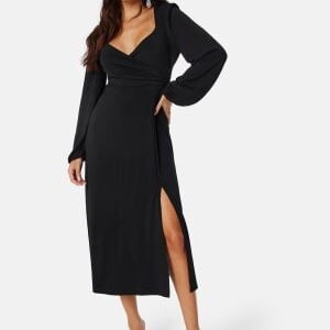 Bubbleroom Occasion Giulia Long Sleeve Dress Black 46