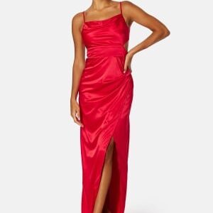 Bubbleroom Occasion Jianice Satin Gown Red 34