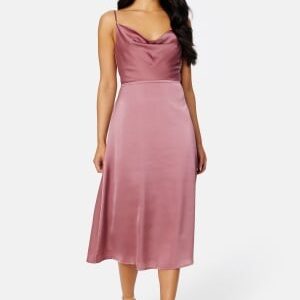 Bubbleroom Occasion Marion Waterfall Midi dress Old rose 44