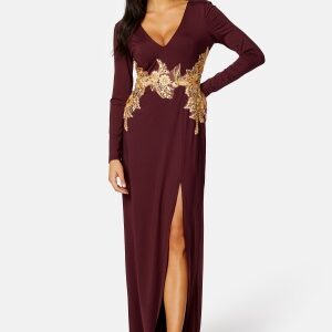 Bubbleroom Occasion Olessa Gown Bordeaux 34