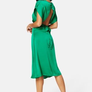 Bubbleroom Occasion Ophelia Open Back Dress Green 3XL