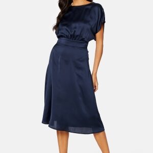 Bubbleroom Occasion Ophelia Open Back Dress Dark blue 4XL