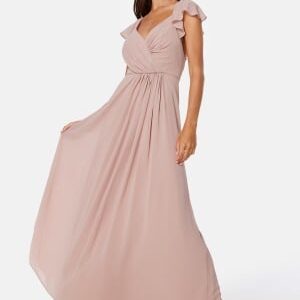 Bubbleroom Occasion Rosabelle Tie Back Gown Dusty pink 42