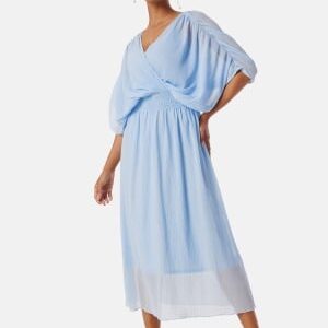 Bubbleroom Occasion Structured Maxi Dress Light blue S