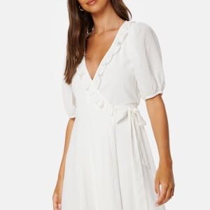 Bubbleroom Occasion Towa Frill Dress White 3XL