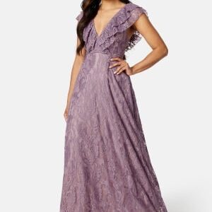 Bubbleroom Occasion Yveine Lace Gown Dusty lilac 36