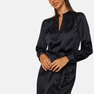 BUBBLEROOM Onita Satin Tunic Black S