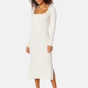 BUBBLEROOM Osminda knitted cut out dress Cream L