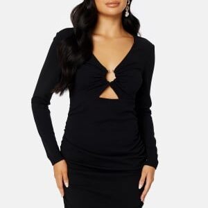 BUBBLEROOM Paris Cut Out Dress Black S