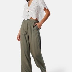 BUBBLEROOM Petula Cargo Pants Khaki green XS