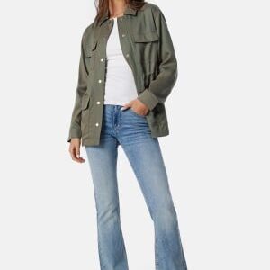 BUBBLEROOM Petula Cargo Shacket Khaki green S