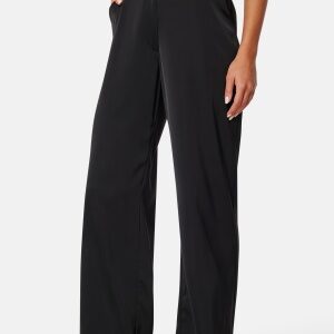 BUBBLEROOM Pilar Satin Pants Black 34