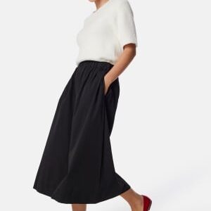 BUBBLEROOM Pocket Midi Skirt  Black S