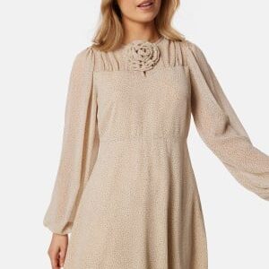 BUBBLEROOM Roxana Dress Light beige 34