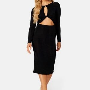 BUBBLEROOM Rylin cut out dress Black L