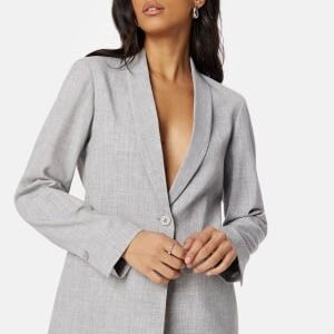 BUBBLEROOM Shelley Blazer Light grey melange 34