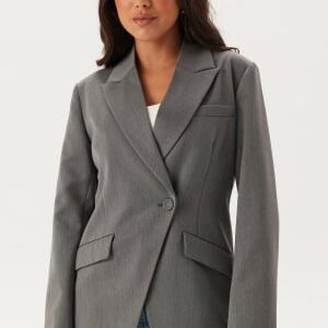 BUBBLEROOM Single Button Blazer Dark grey 34