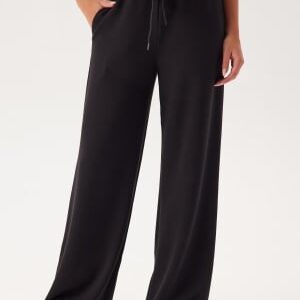 BUBBLEROOM  Soft Wide Trousers Black S