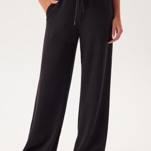 BUBBLEROOM  Soft Wide Trousers Black XS