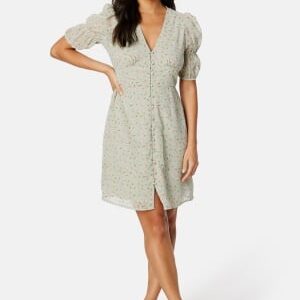 BUBBLEROOM Stazie dress Dusty green / Patterned 42