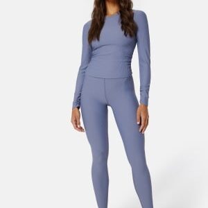 BUBBLEROOM Stefania Soft Rib Leggings Blue-grey S