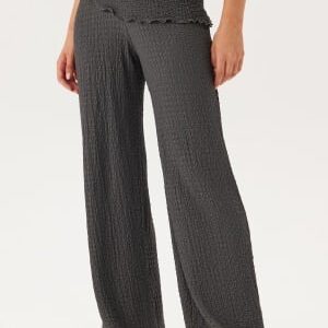 BUBBLEROOM Structure Wide Trousers Dark grey S