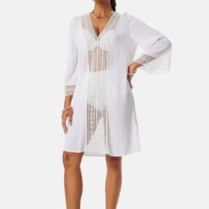 BUBBLEROOM Structured Beach Dress White 36/38