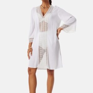 BUBBLEROOM Structured Beach Dress White 32/34