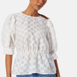 BUBBLEROOM Structured Blouse White XS