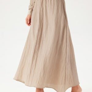 BUBBLEROOM Structured Maxi Skirt Nougat M