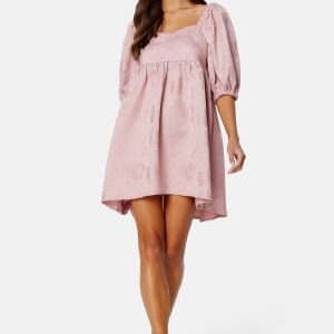 BUBBLEROOM Summer Luxe High-Low Dress Dusty pink 46