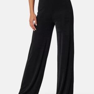 BUBBLEROOM Shiny Wide Trousers Black XS