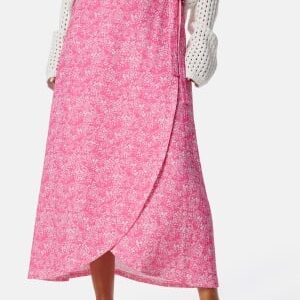 BUBBLEROOM Wrap Skirt Pink/Floral S