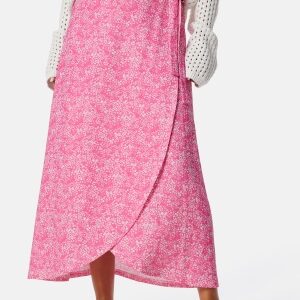 BUBBLEROOM Wrap Skirt Pink/Floral XS