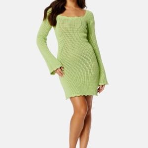 BUBBLEROOM Wren crochet dress Green XL