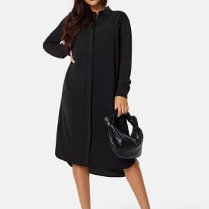 BUBBLEROOM Matilde Shirt Dress Black L