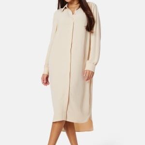 BUBBLEROOM Matilde Shirt Dress Light beige L