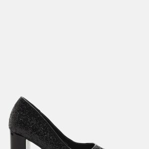 BUBBLEROOM Trinny Glitter Pumps Black 37