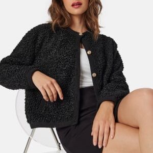 BUBBLEROOM Soft Short Jacket Black XS