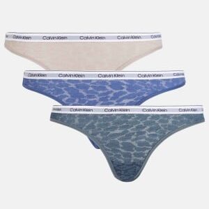 Calvin Klein Brazilian 3PK GP8 TRUE NAVY/ SPHIN XS