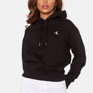 Calvin Klein Jeans CK Embroidery Hoodie BAE CK Black L