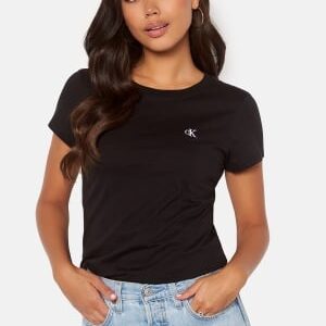 Calvin Klein Jeans CK Embroidery Slim Tee Black L